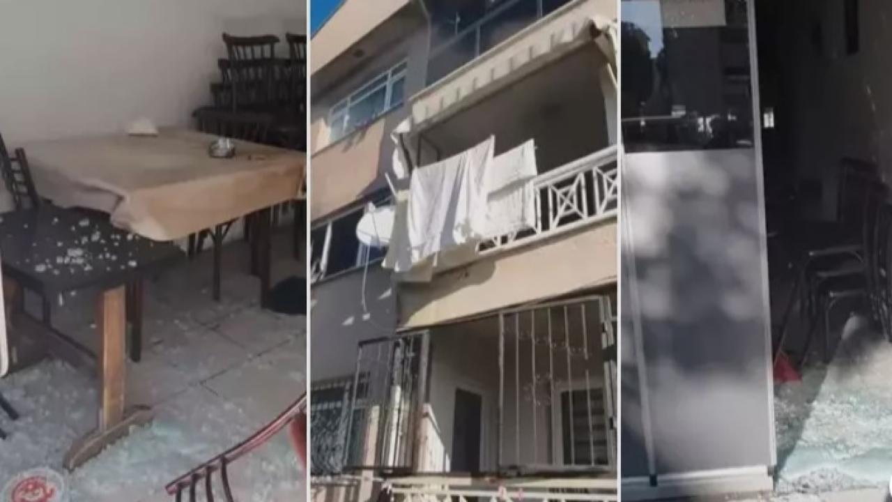 Evde yangın çıkardı, ailesinin çay ocağına balyozla zarar verdi