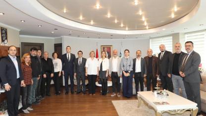 Fatma Başkan ve akademik odalar haddehane ile ilgili görüştü