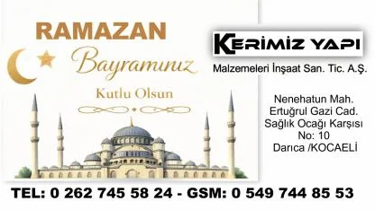 Kerimiz Ramazan Bayramı Kutlaması