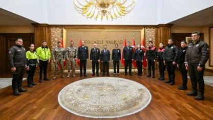 181. Kuruluş Yıl Dönümünde Polis Teşkilatından Vali İlhami Aktaş’a Ziyaret