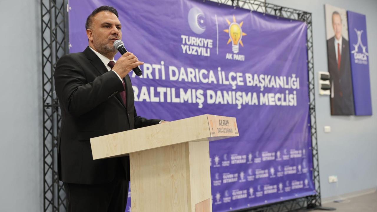 AK Parti Darıca İlçe Teşkilatı, Daraltılmış Danışma Meclisi Toplantısını gerçekleştirdi.