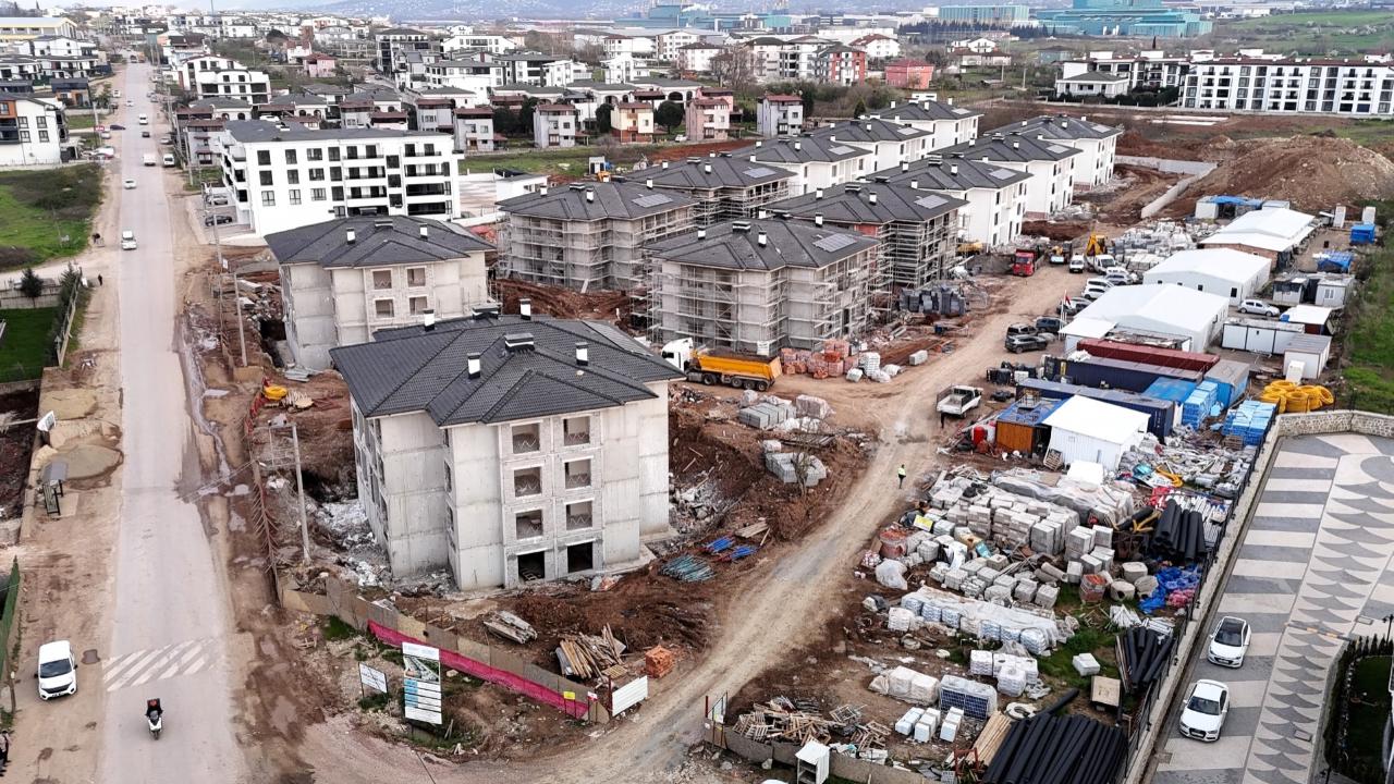 Büyükşehir iştiraki Kent Konut, Kartepe Evleri’nde sona yaklaştı