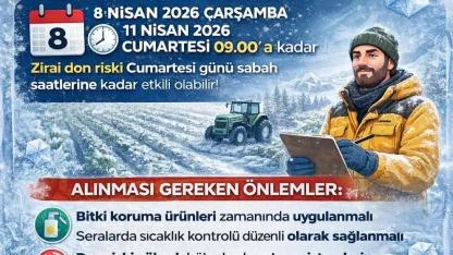 Büyükşehir’den üreticilere “zirai don” uyarısı