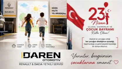 Daren Otomotiv 23 Nisan ilanı