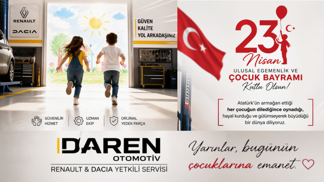 Daren Otomotiv 23 Nisan ilanı