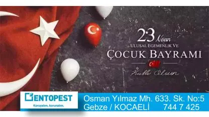 Entopest 23 Nisan ilanı