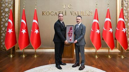 Filistin Devleti İstanbul Başkonsolosu Moath Alatshan, Vali İlhami Aktaş’ı Ziyaret Etti