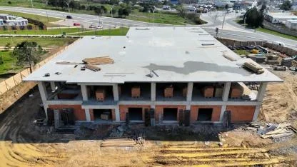 Gebze İtfaiye Hizmet Binası’nda ilerleme yüzde 60