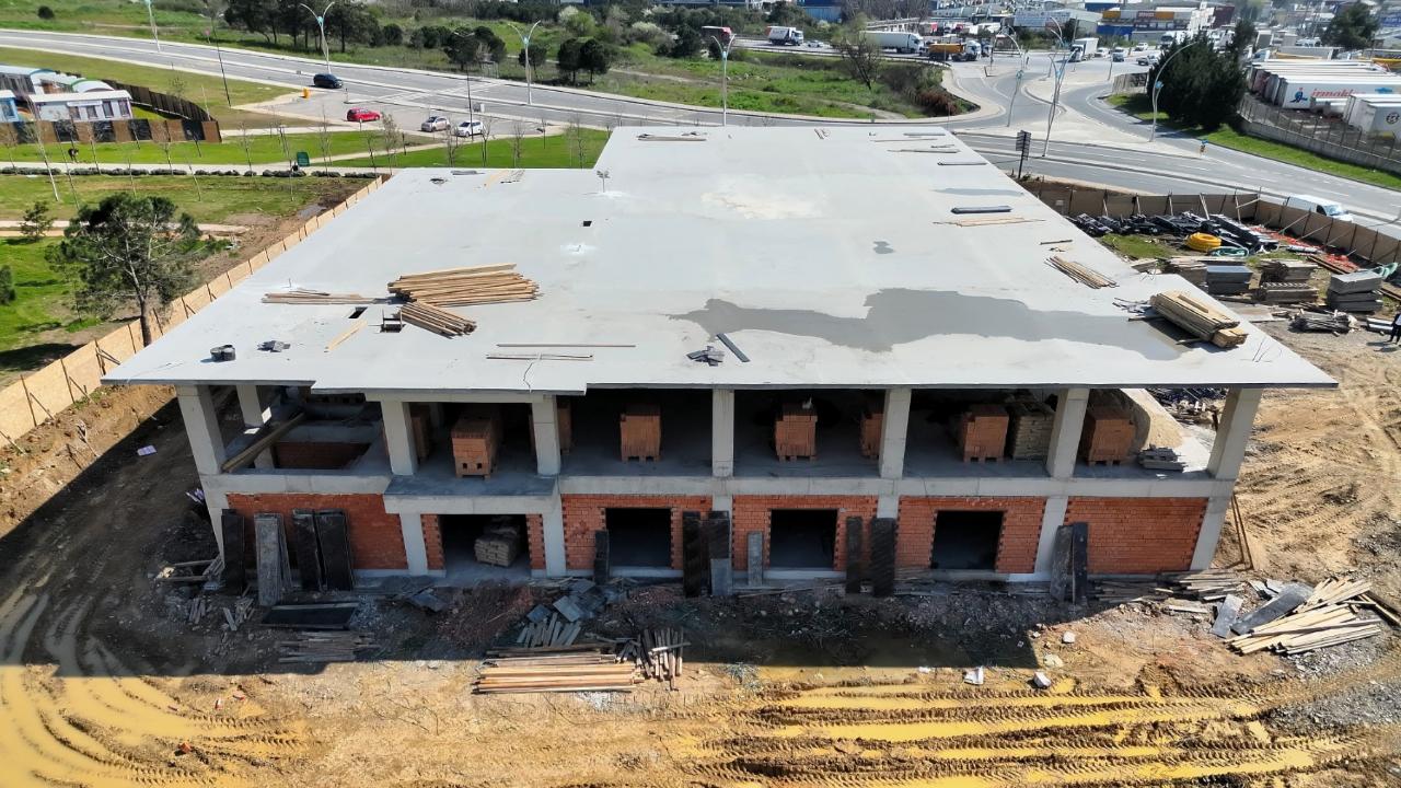 Gebze İtfaiye Hizmet Binası’nda ilerleme yüzde 60