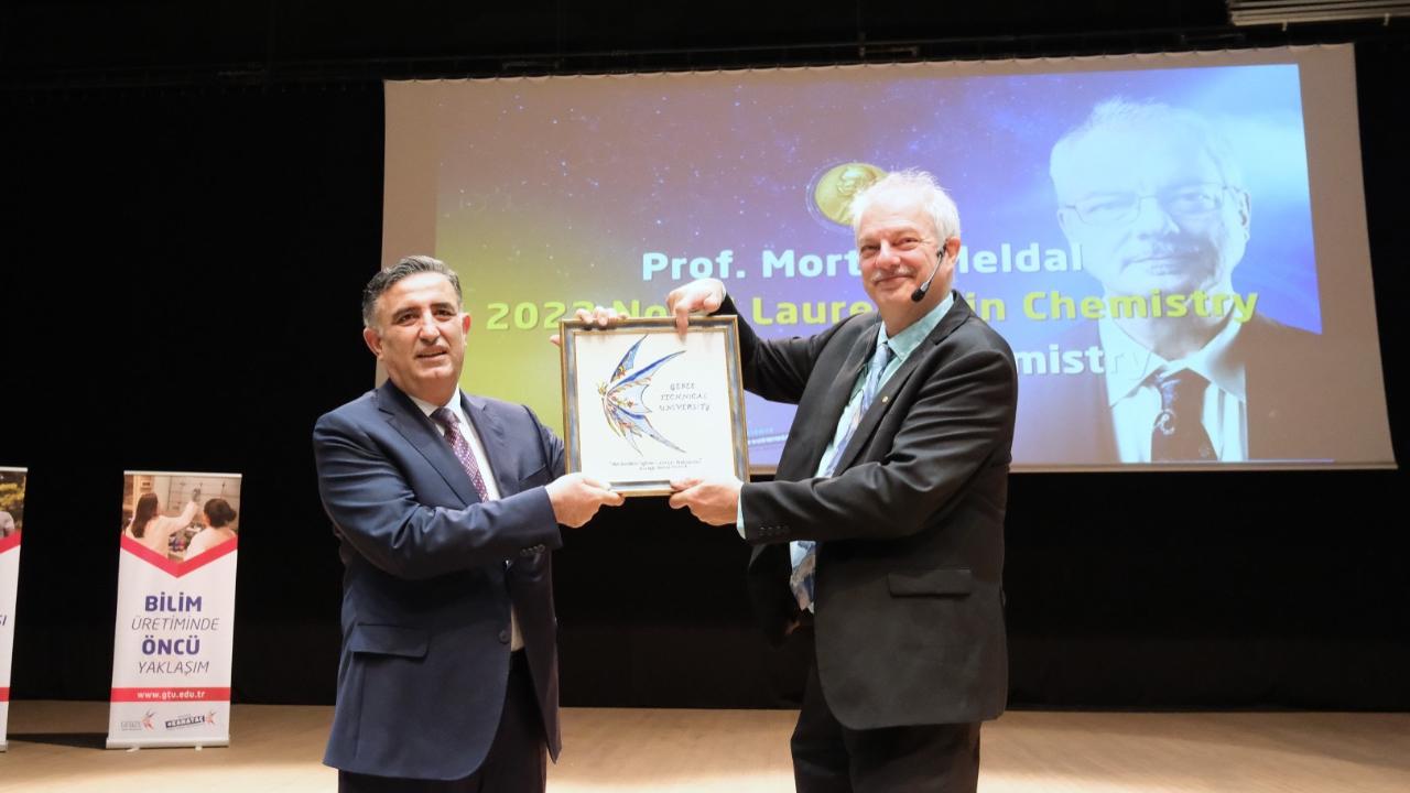 GTÜ Nobel Söyleşilerinde Prof. Morten Meldal’ı Ağırladı