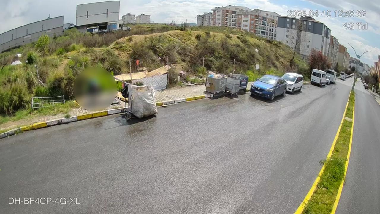 Kaba atık bırakılan noktalara kameralı takip