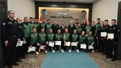 Kocaeli Emniyet personeli 81 ilin şampiyonu oldu