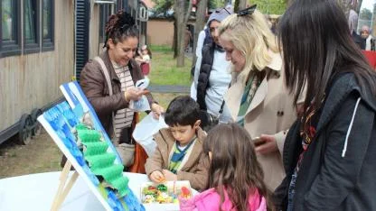Lokomotif Çocuk Köyü’nde geri dönüşüm rüzgârı