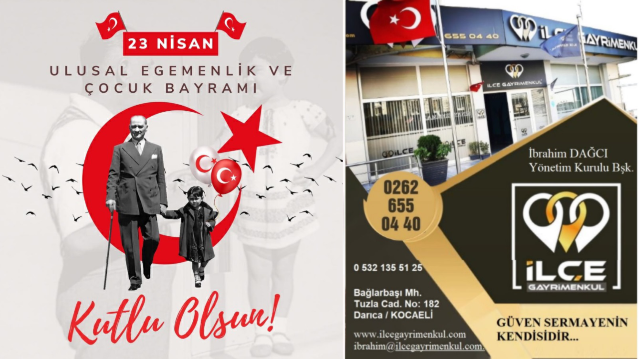 İlçe Gayrimenkul 23 Nisan ilanı