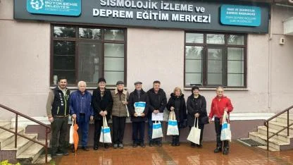 Saygınlar Kulübü üyelerine afet bilinci kazandırıldı