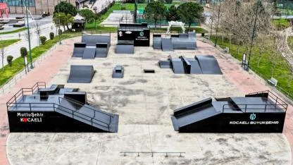 Sekapark’ta Skate Park yenilendi, parkur tam not aldı