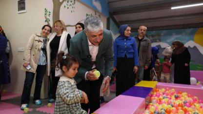 Tavşancıl Çocuk Oyun Evi Yenilenen Yüzüyle Hizmete Açıldı