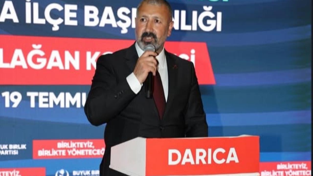 Yılmaz, BBP Darıca İlçe Başkanlığından istifa etti