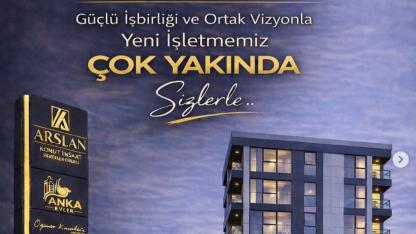 Arslan Konut İnşaat Şirketler Grubu, yeni şirket binasının açılışı için geri sayıma başladı