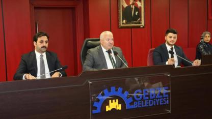Gebze'de mayıs ayı meclisi ilk oturumu yapıldı