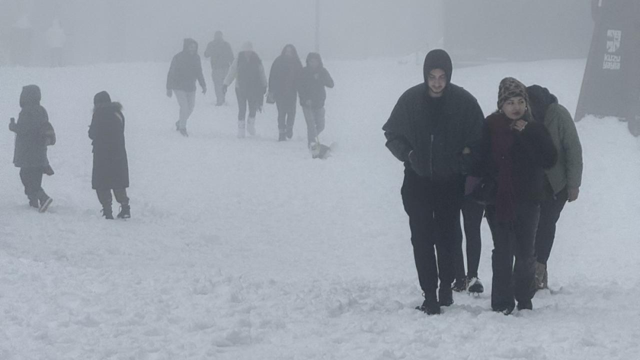Kuzuyayla’da 4 mevsim tek noktada