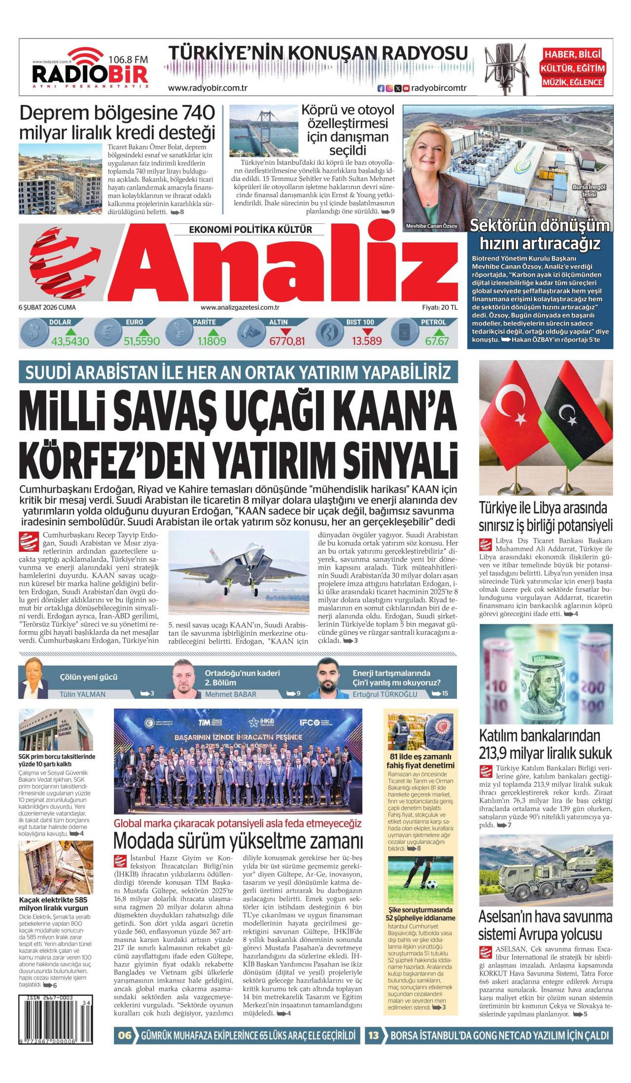 Analiz Gazete Manşeti