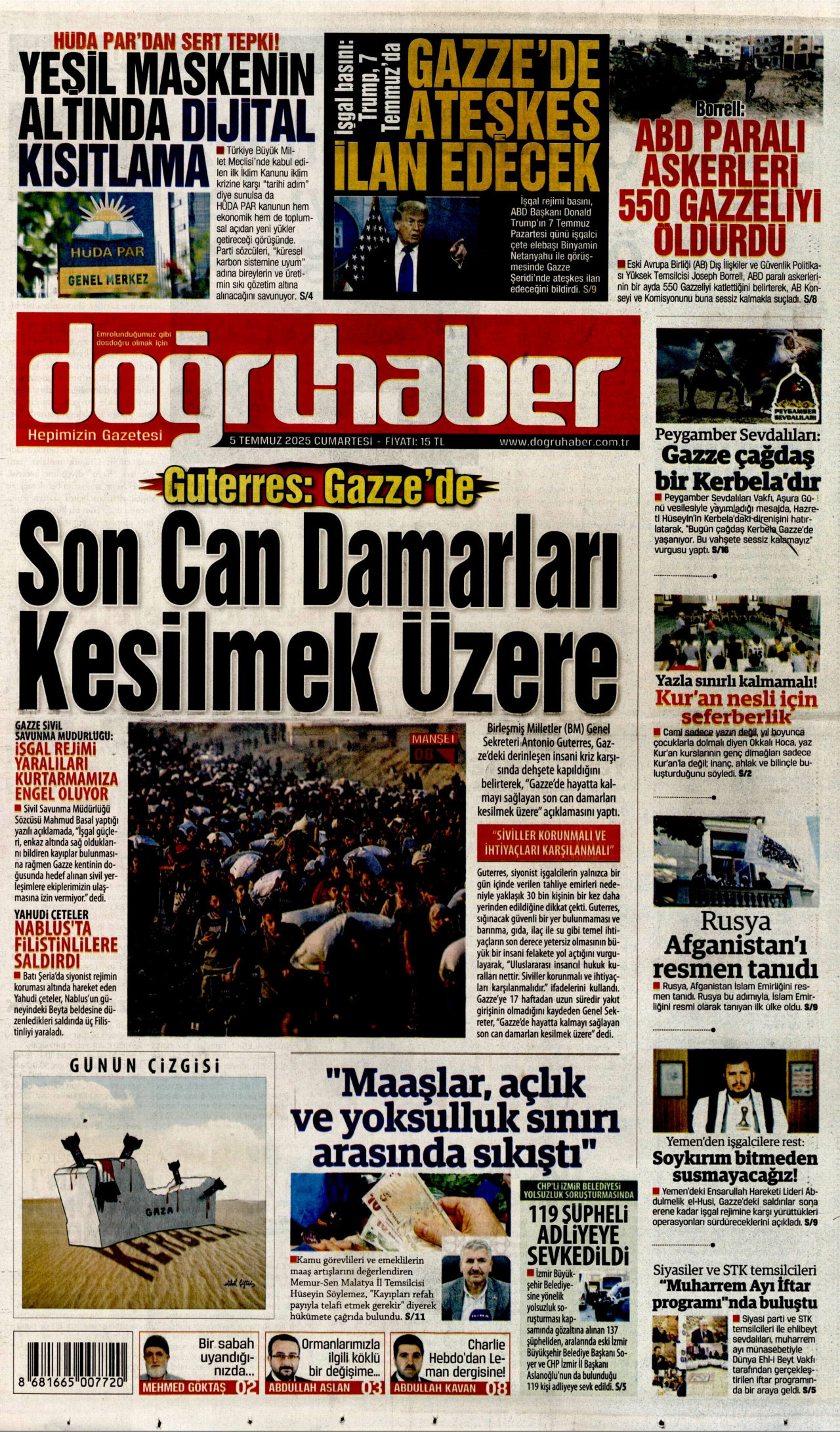 DOĞRU HABER Gazete Manşeti
