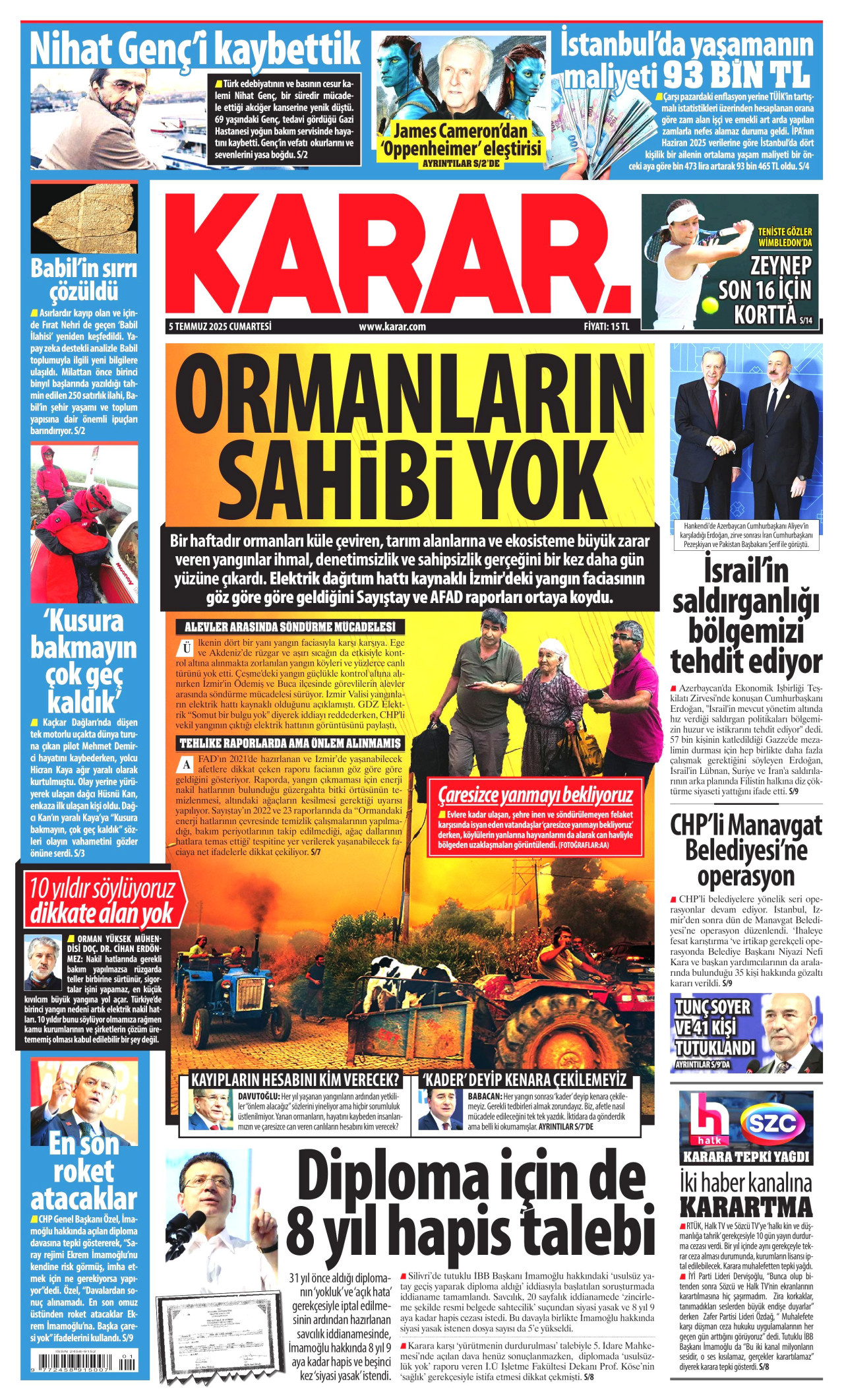 KARAR Gazete Manşeti