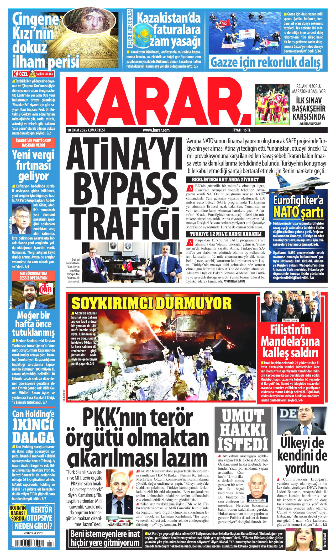 KARAR Gazete Manşeti