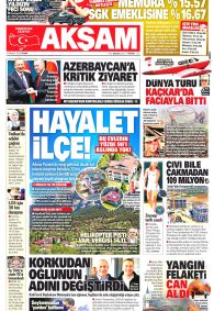 AKŞAM Gazete Manşeti