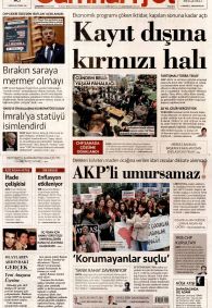 Cumhuriyet Gazetesi Gazete Manşeti