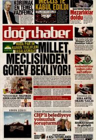 DOĞRU HABER Gazete Manşeti