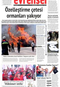 EVRENSEL Gazete Manşeti
